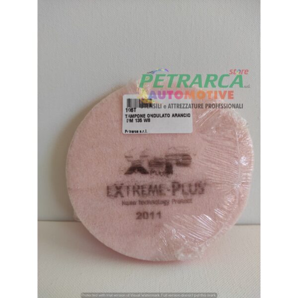 TAMPONE ONDULATO ARANCIO diametro 135