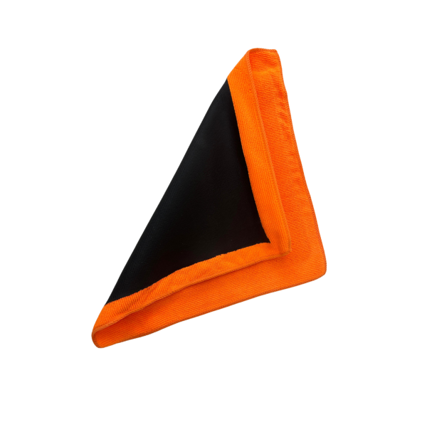 PANNO IN MICROFIBRA CON ARGILLA ''ORANGE CLAY'' 30x30 CM