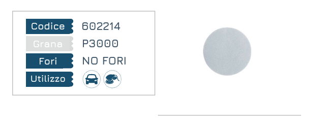 DISCO FLESSIBILE DA FINITURA D.75 NO FORI P3000 50 PZ.