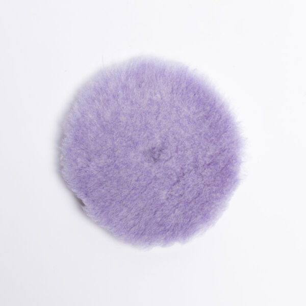 TAMPONE VIOLA MISTO LANA D.150mm 2 PZ.