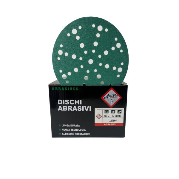 DISCO ABRASIVO GREEN BULL D.150mm GRANA 180 CONF.100PZ