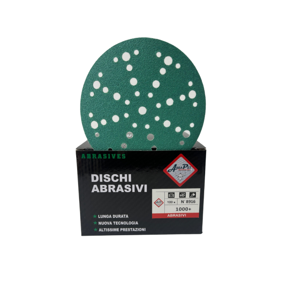 DISCO ABRASIVO GREEN BULL D.150mm GRANA 1000 CONF.100PZ