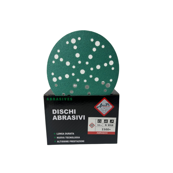 DISCO ABRASIVO GREEN BULL D.150mm GRANA 1500 CONF.100PZ