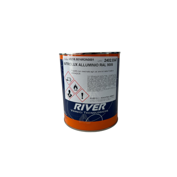 NITROLUX ALLUMINIO RUOTE RAL 9006 KG.1