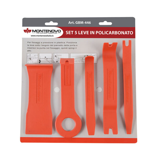 SET DI LEVE IN POLICARBONATO MONTENOVO 5 PZ
