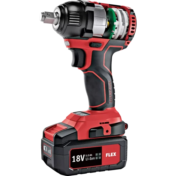 Second image of AVVITATORE A PERCUSSIONE A BATTERIA IW 1/2'' 18.0-EC